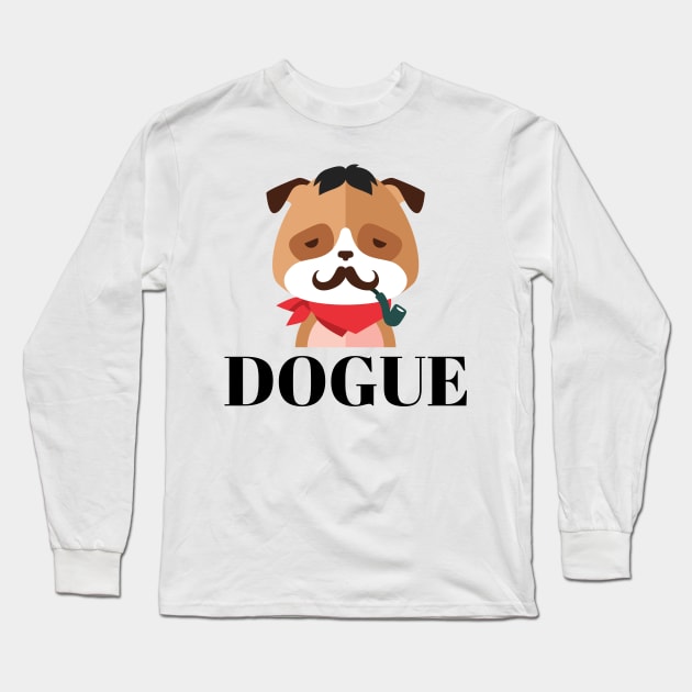 Dogue Vogue Long Sleeve T-Shirt by MikeHardy